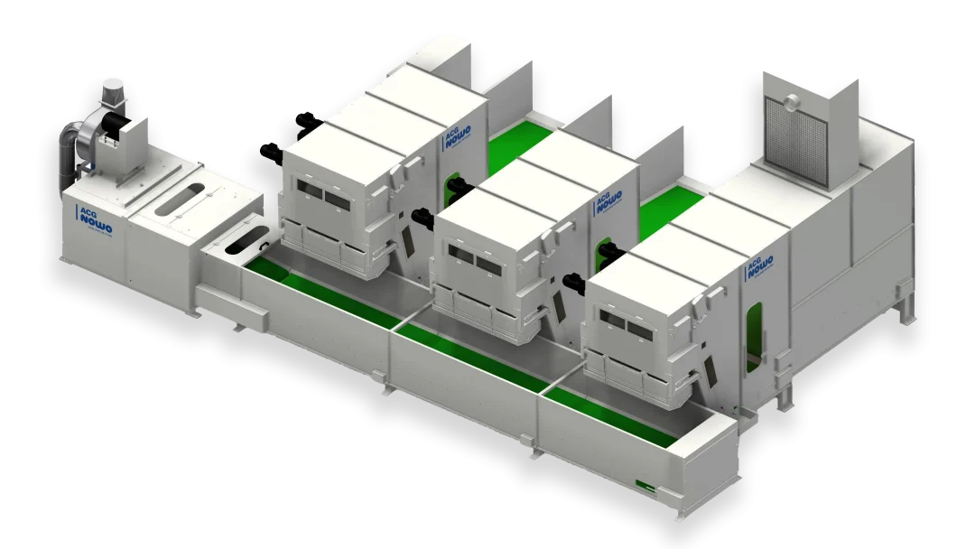 material weighing and mixing line