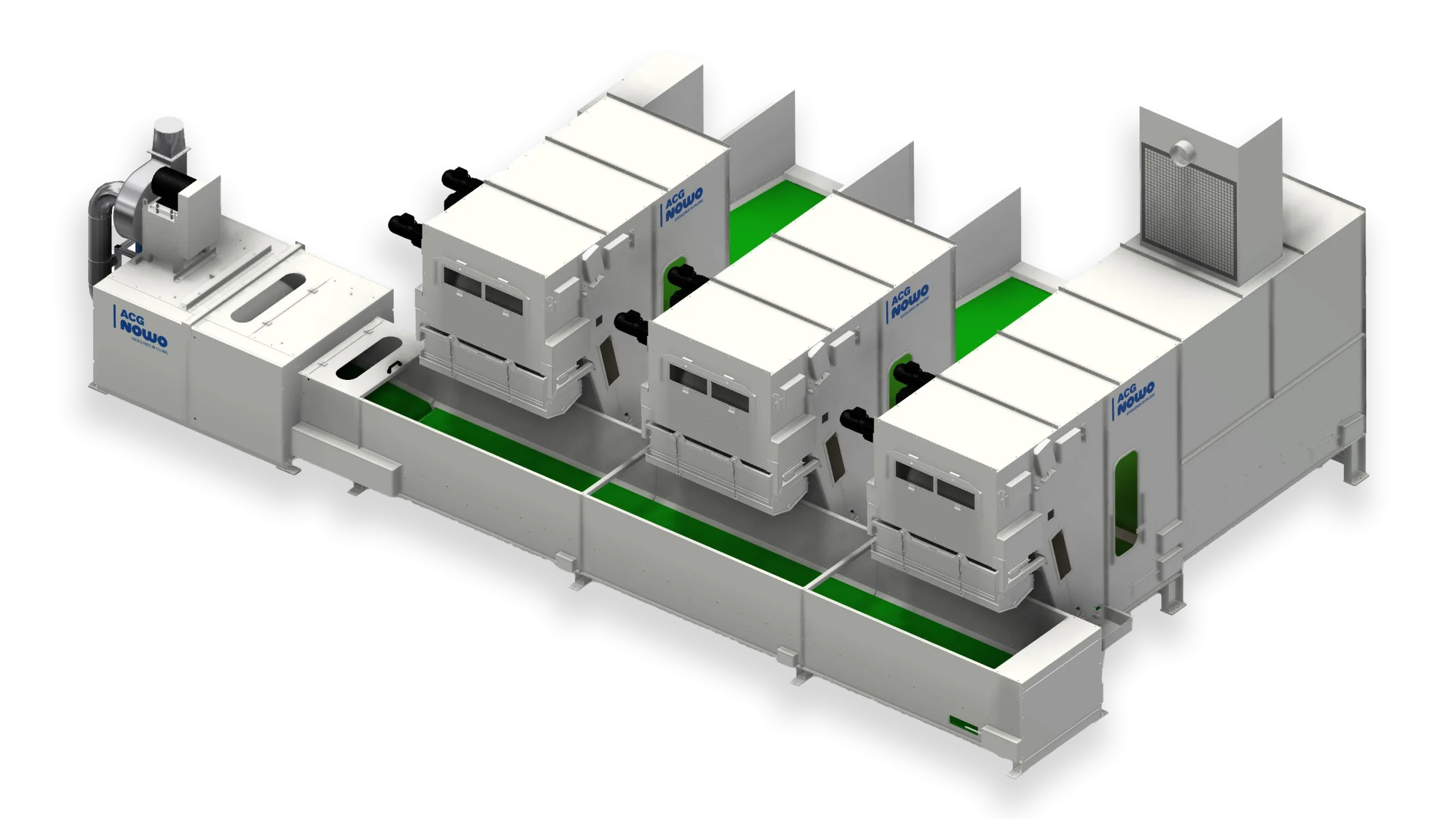 material weighing and mixing line