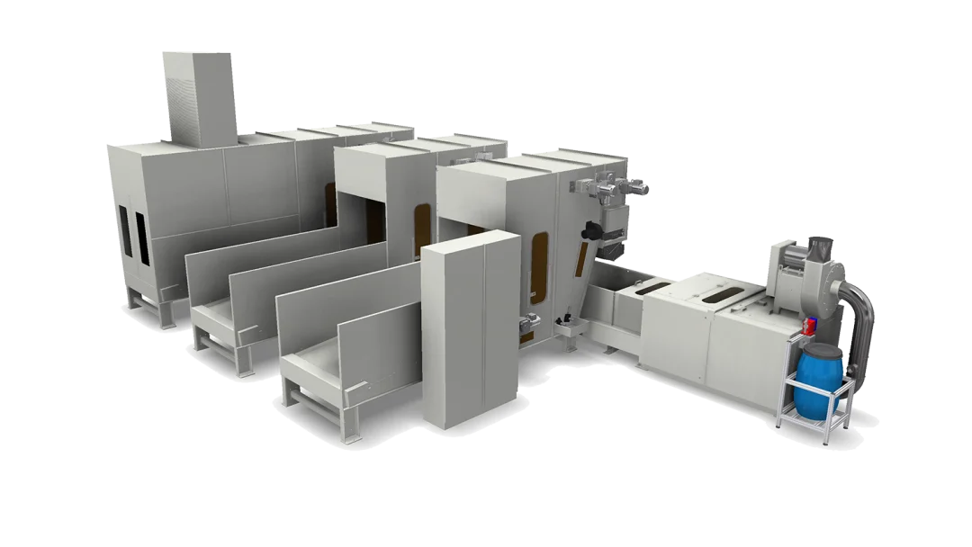 nw-460 fiber mixing line